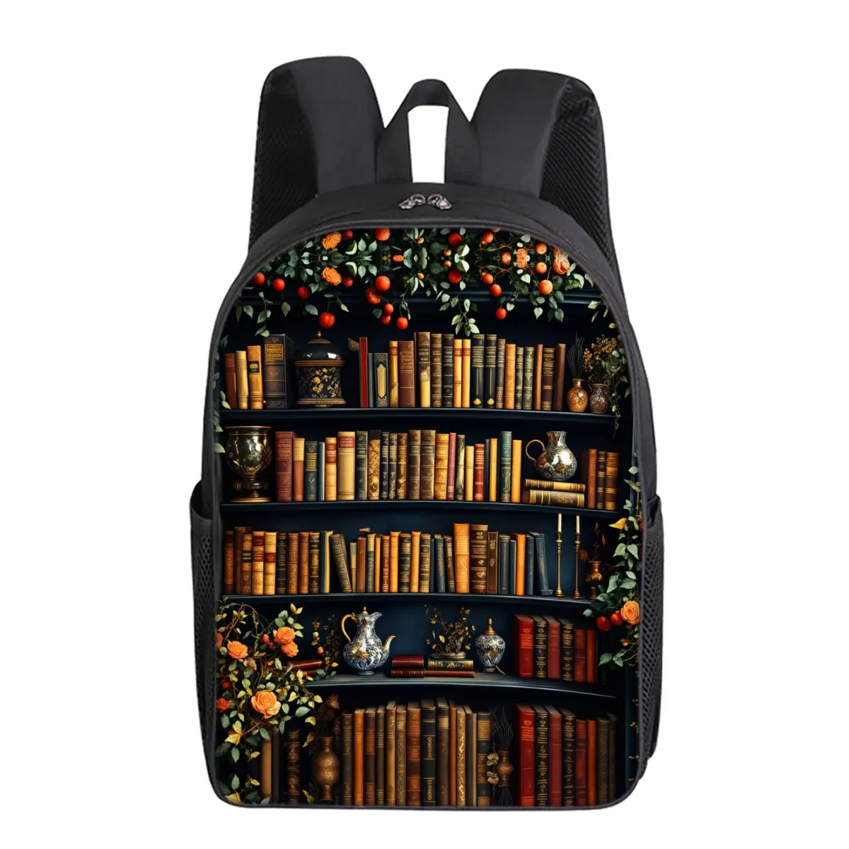 حقيبة ظهر بطبقة واحدة مطبوعة على رف كتب بسيط للأولاد والبنات، أفضل الهدايا، حقائب مدرسية كرتونية ثلاثية الأبعاد #1