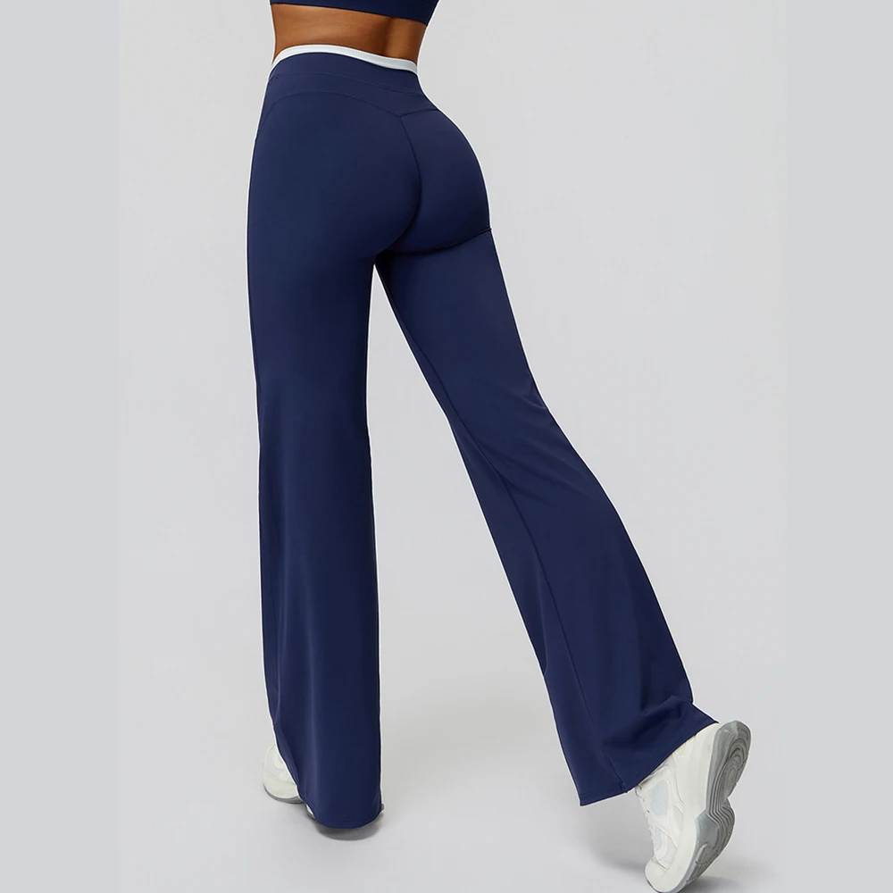 

Naked Feeling Workout Leggings Women Gym High Waist Push Up Flared Pants Dancing Fitness Sports Tights Breathable Yoga Clothes