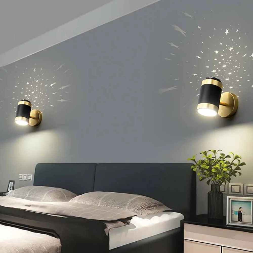 

New Light Luxury Indoor Wall Lamp Bedroom Bedside Lamp Simple Living Room Background Wall Lights Aisle Corridor Wall Sconce