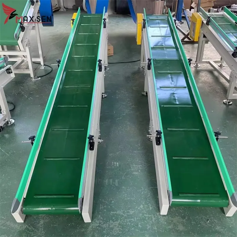 PU/PVC Belt Conveyor Pieces Food Grade Pu Conveyor Belt With Side Walls Non Stick Belt Conveyor