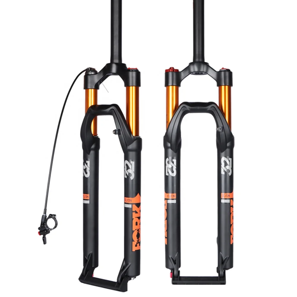 

MTB Bike Fork Suspension 26/27.5/29inch Shock Absorption Pneumatic Front Fork Bicycle Parts Wake Pneumatic Bike Front Fork