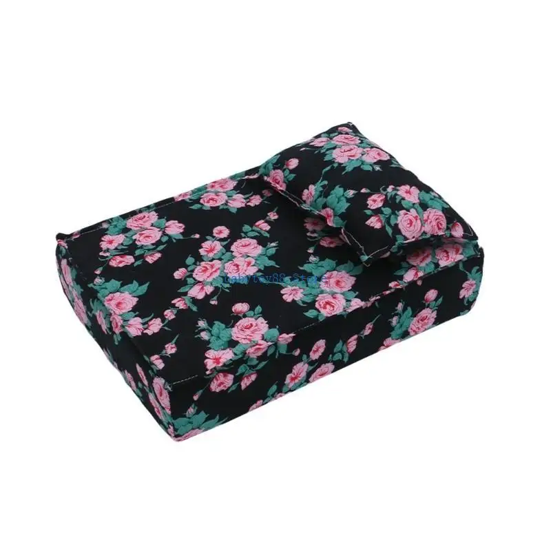Y4UD Photography Props Cotton Posing Bedding Mattress for Baby Newborn Photo Basket Stuffed Pillow Photo Backdrop Furniture