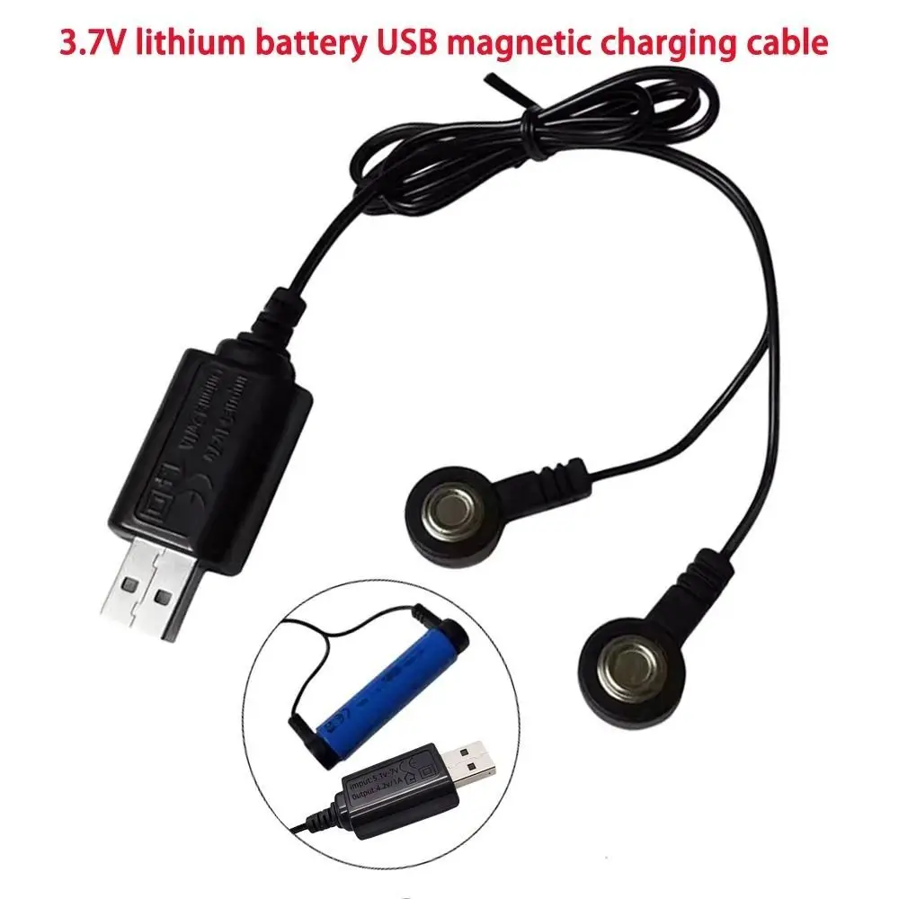 1Pcs Magnetic Lithium Battery Charger Universal USB Battery Charging Cable 3.7V 4.2V USB Magnetic Charger