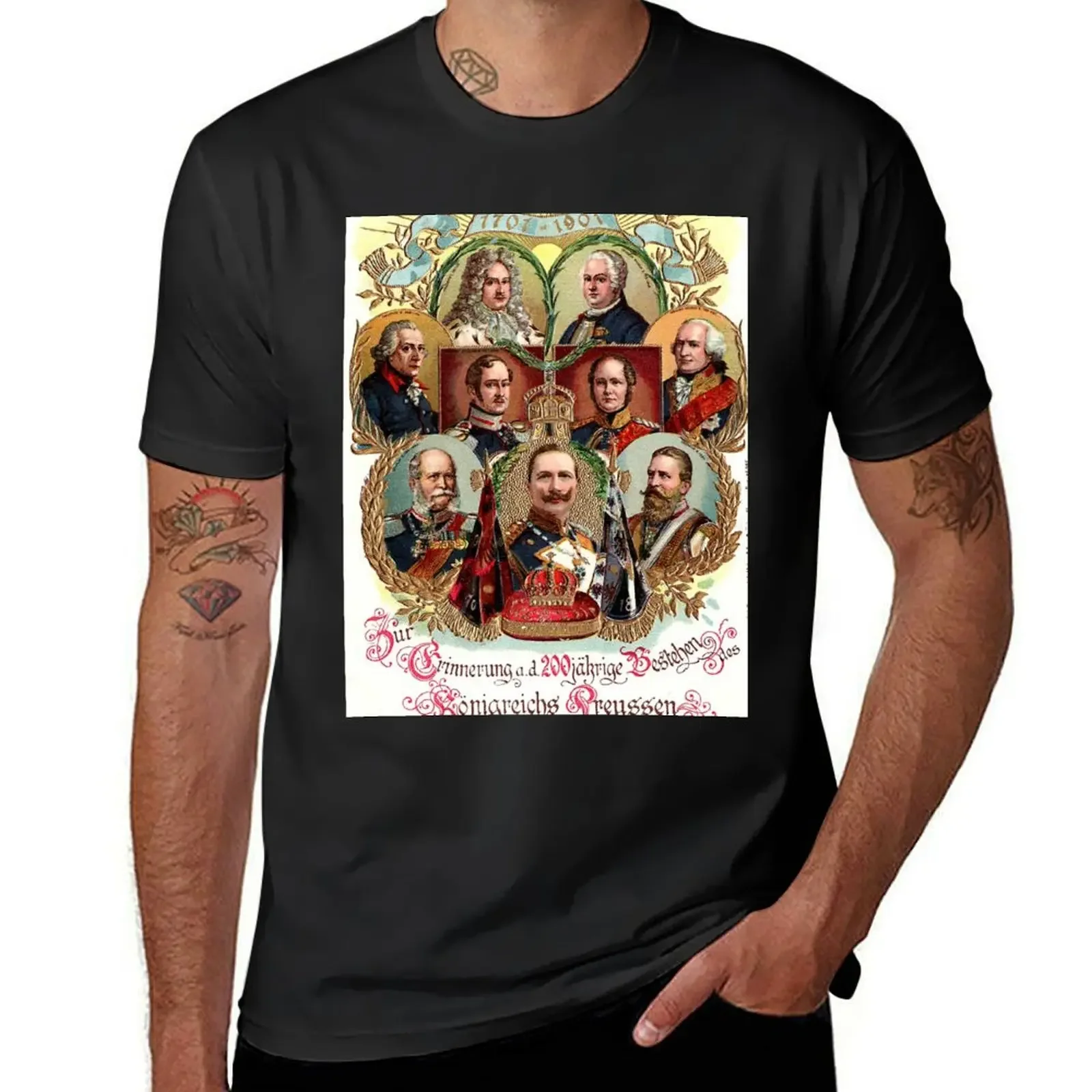 Kingdom of Prussia...200th Anniversary 1701 to 1901 T-Shirt cheap stuff hippie clothes men graphic t shirts