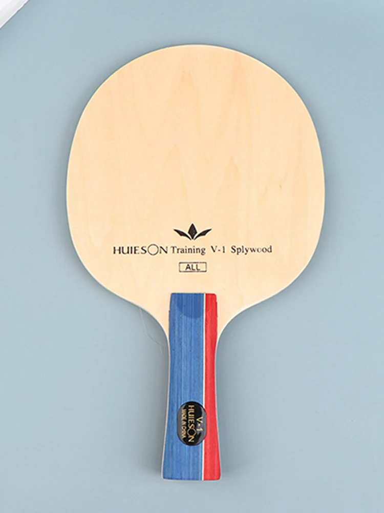 5겹 순수 목재 훈련 탁구 라켓 베이스 플레이트 경량 탁구 배트 탄소 블레이드 합판 DIY 패들 Accs