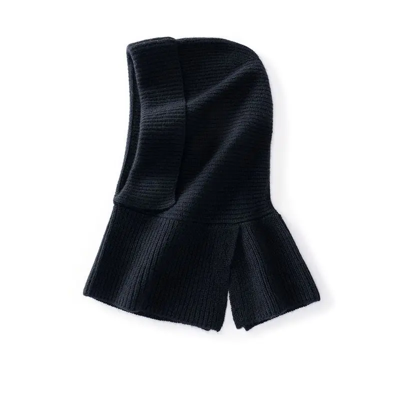 Pure cashmere Farah hat, autumn and winter warm ear protection, riding stacked wear personalized advanced dopamine