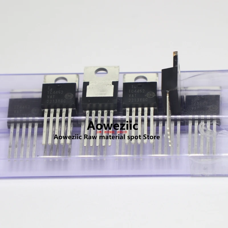 Aoweziic 2021+ 100% جديد مستورد أصلي TC4452VAT TC4452 TO-220-5 13A رقاقة سائق البوابة