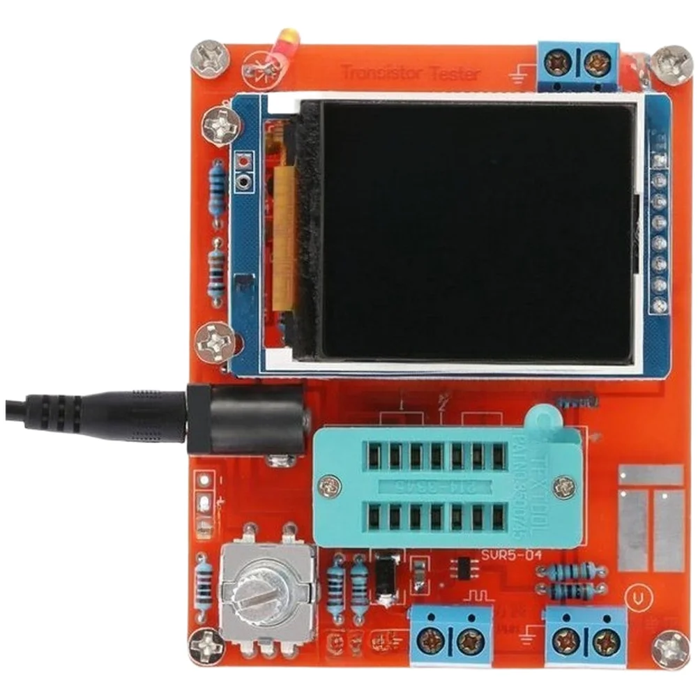 GM328 Transistor Tester Capacitance ESR Meter Inductance Resistor Diode FET SCR High-Precision Automatic Component Detection