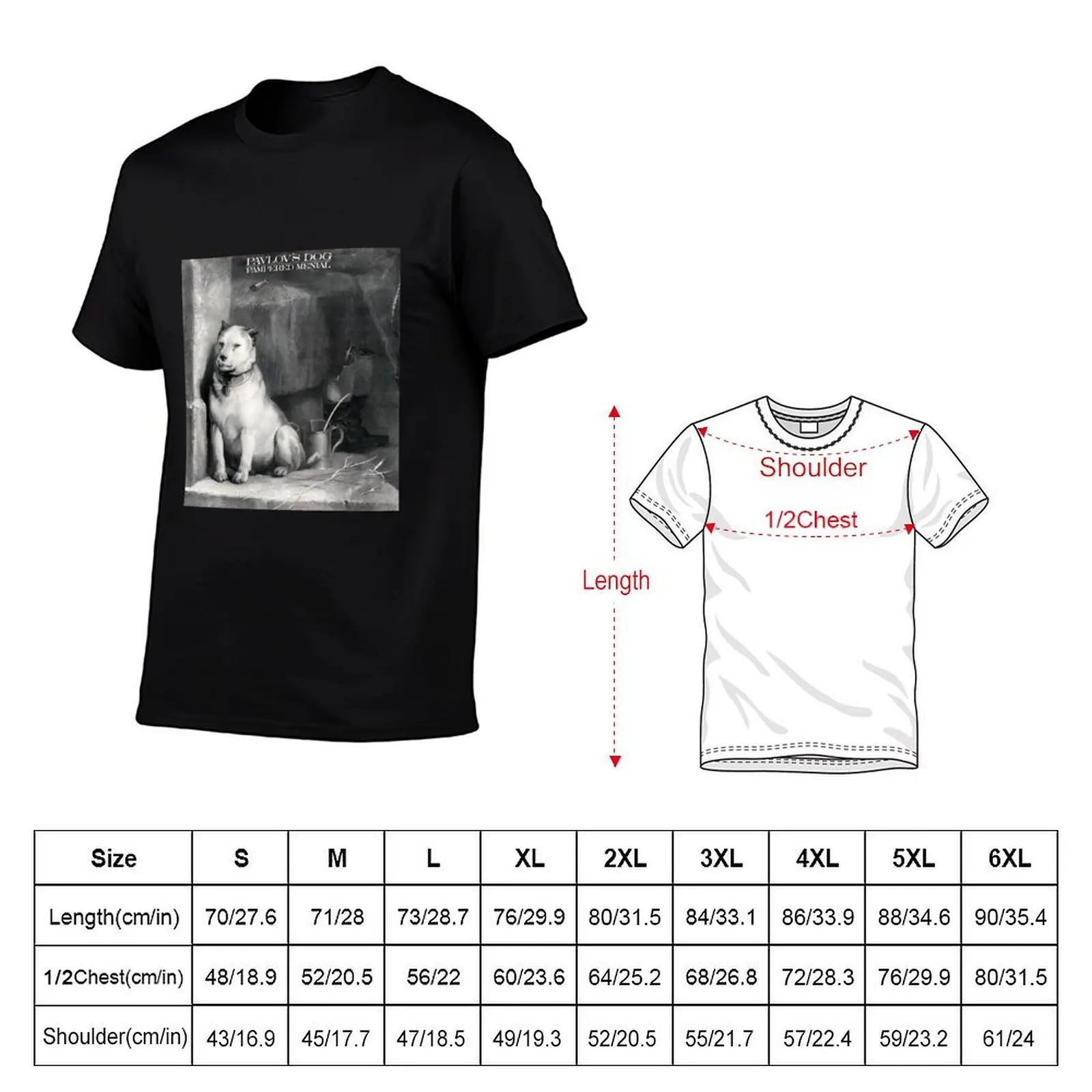 Pavlov's Dog Pampered Menial T-Shirt man t shirts graphic t shirts for man graphic tees