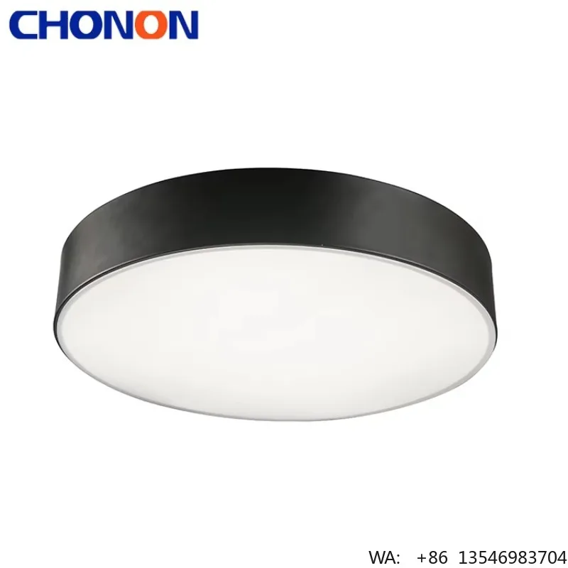 Ceiling Light Modern Indoor Hanging LED Round Office Gym Chandeliers With Multiple Installation Methods