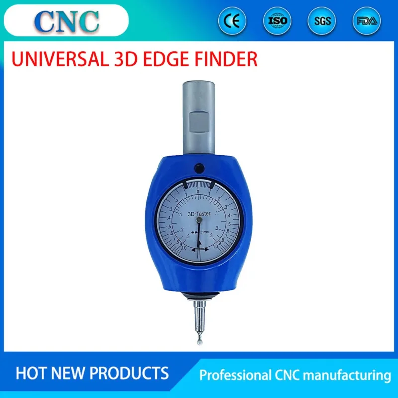 CNC Machine Tool 3D Edge Finder XYZ Axis Sensor Centering Rod Meter Universal Detector Tool Dial Indicator Workpiece Centering