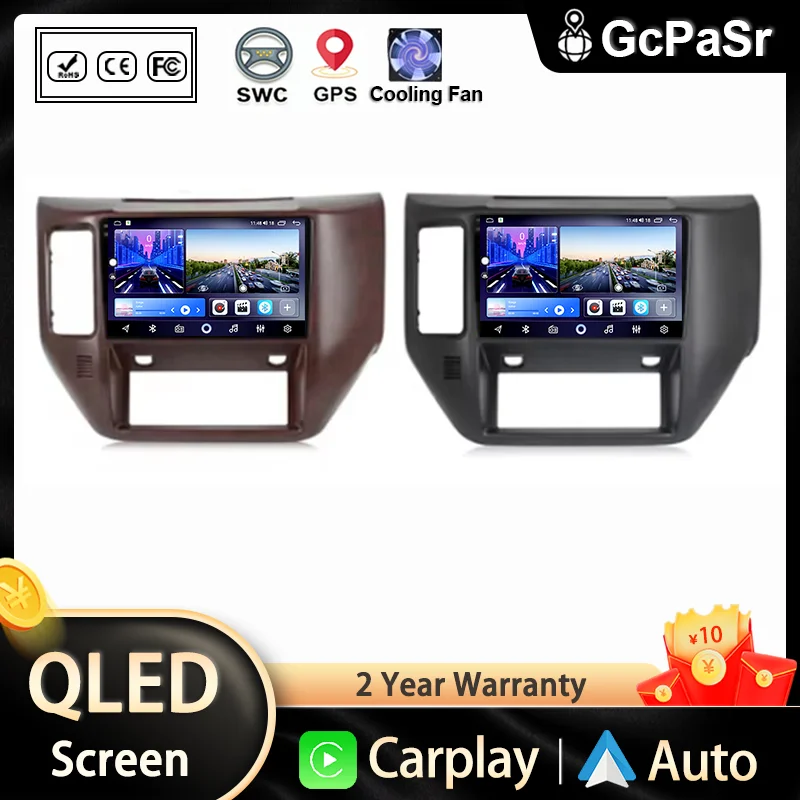 

Autoradio Android For Nissan Patrol V 5 Y61 2004 - 2021 Carplay Navigazione Multimedi Head Unit Screen DVD GPS Screen No 2Din