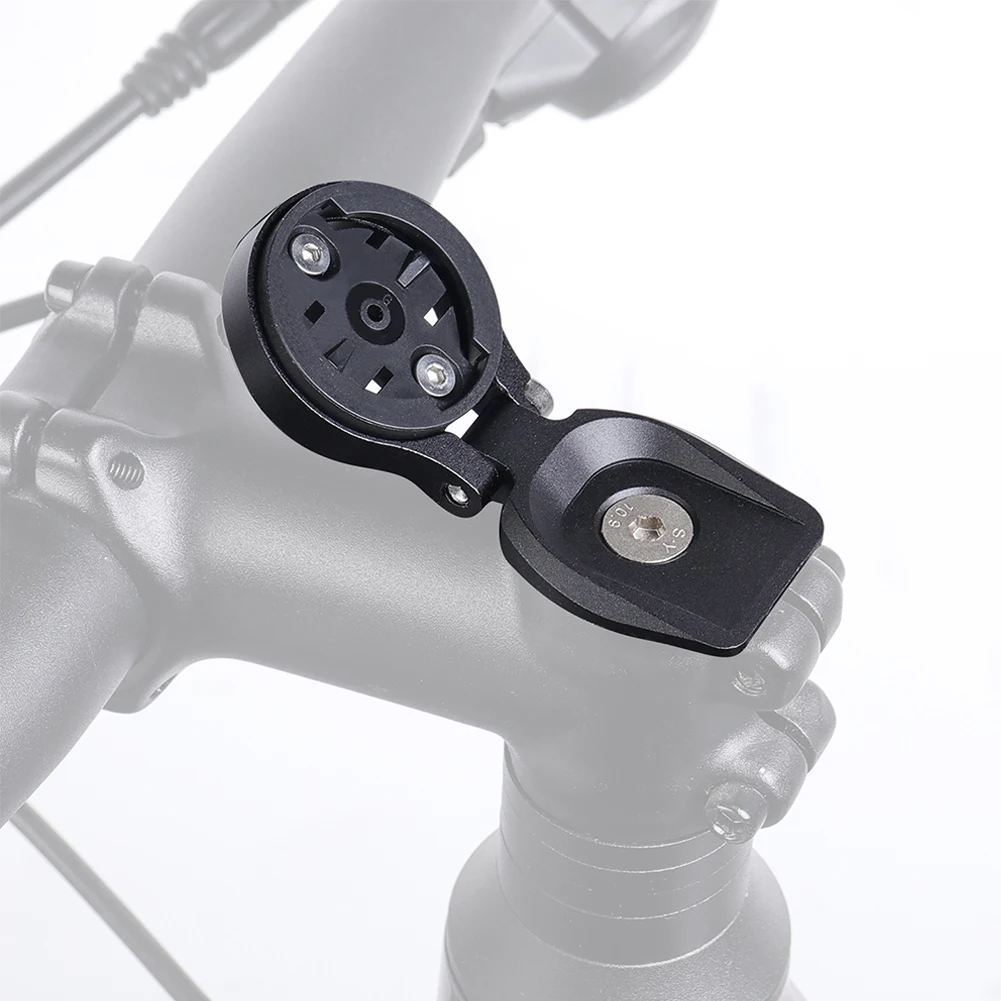 Bicycle Computer Mount Adjustable Speedometer Support Stand Aluminum Alloy Bicycle Computer Holder for Garmin Bryton Wahoo