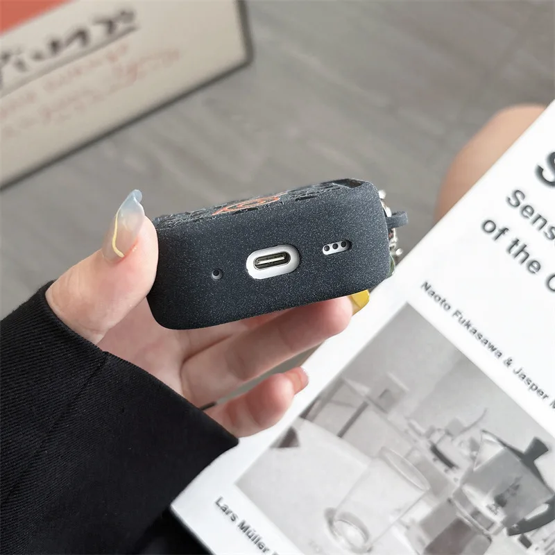 ناروتو حقيبة سماعة الاذن ل Airpods 1 2 3 4 حافظة مع قلادة أنيمي شل ل Airpods Pro 2 3 غطاء وقائي ملحقات مقاومة للصدمات