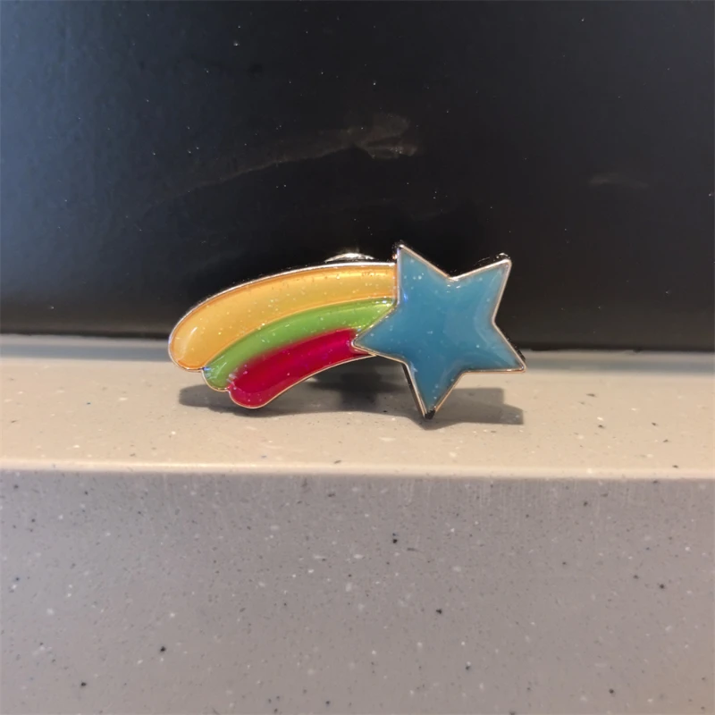 New Pink Series Jibbitz Charms For Clogs Rainbow, Shell, Starfish DIY Hole Shoes Detachable Buckle Garden Shoes Xmas Party Gifts