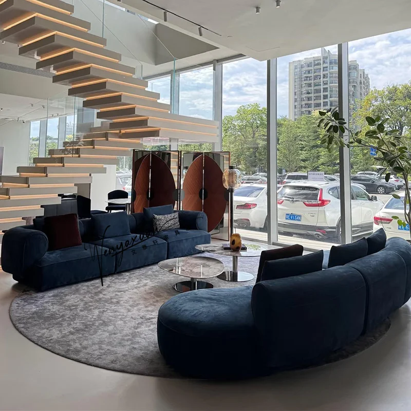 Luxury European Living Room Sofas Retro Nordic Luxury Modern Living Room Sofas Japanese Curved Divano Moderno Furniture Home