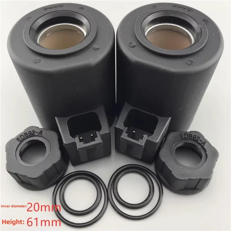 Rotary Solenoid Valve Coil of Volvo Excavator 55/210B/EC240B/EC290B Hydraulic PumpInner Inner Diameter20mm Height61mm