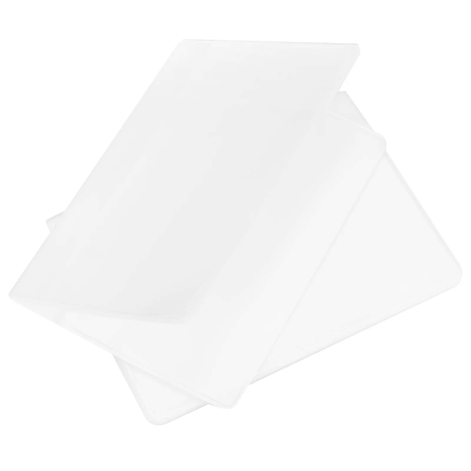 

2Pcs Plastic Credit Card Holder Wallet Inserts Reusable Portable Organizer Compact Durable for Card Storage Wallet Inserts