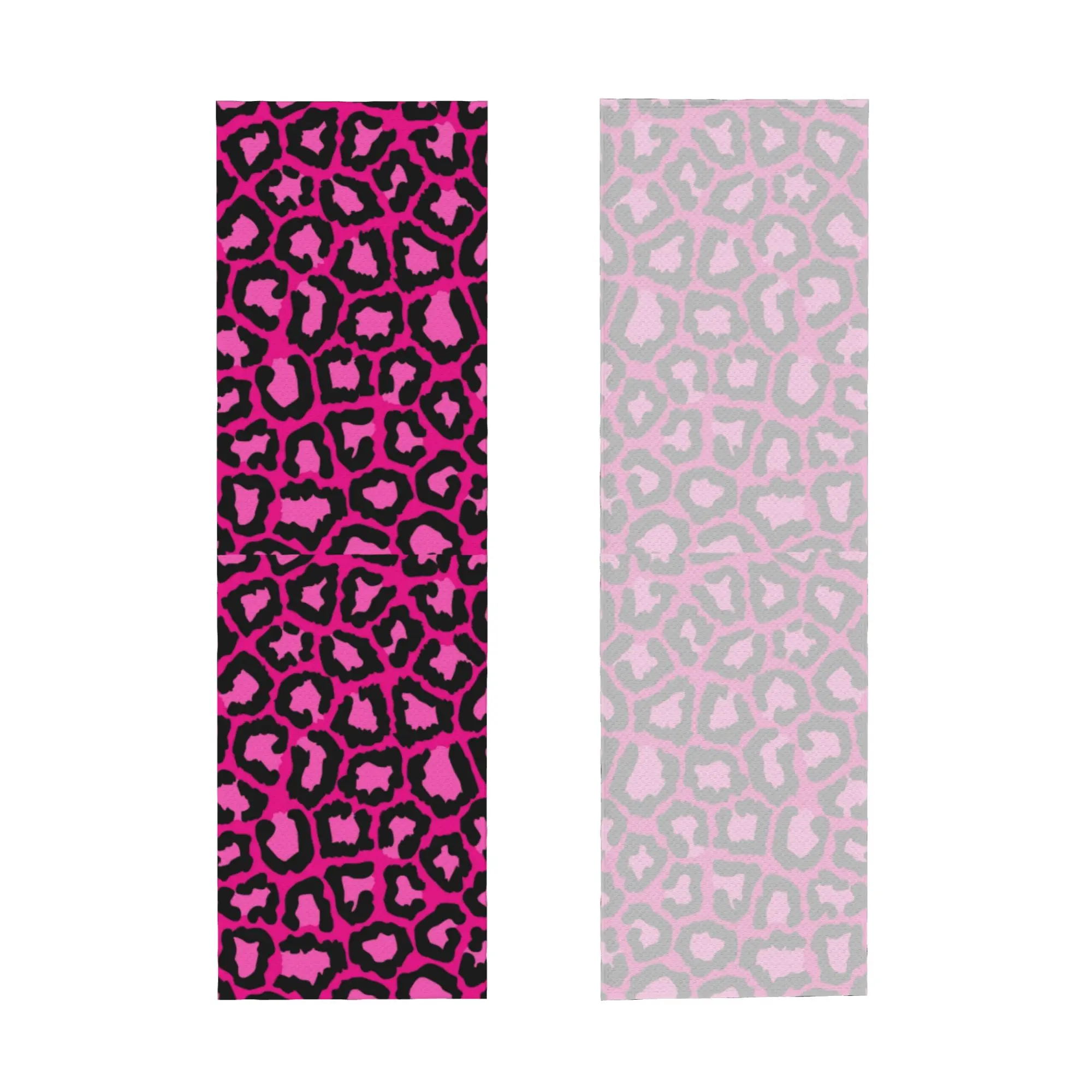 Black Pink Snow Leopard spotted Fur Animal Africa Pattern Towel Quick Drying  Super Soft For Training Towels