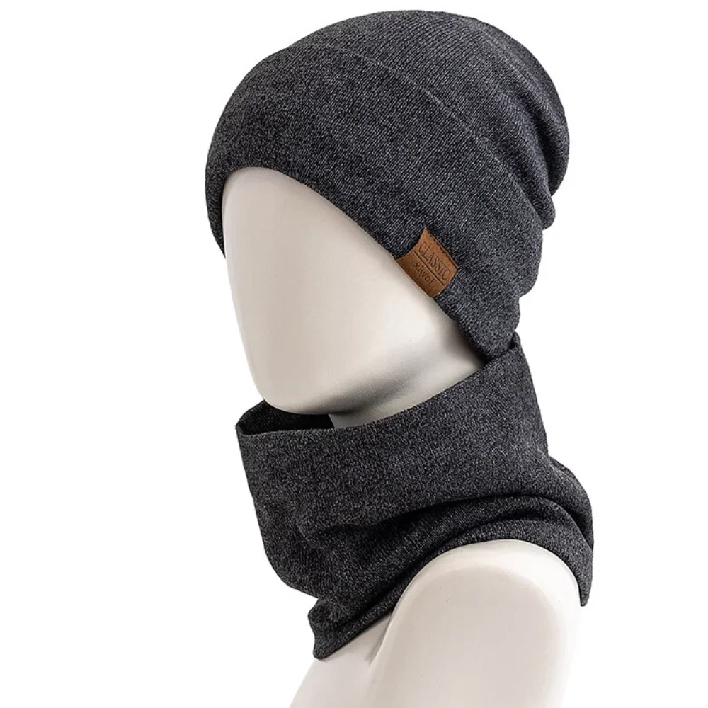 جديد أزياء الرجال محبوك قبعة أفخم الفراء اصطف قبعة تدفئة دعوى دعوى قبعات الشتاء الأنيقة الترفيه قبعة قبعة #4