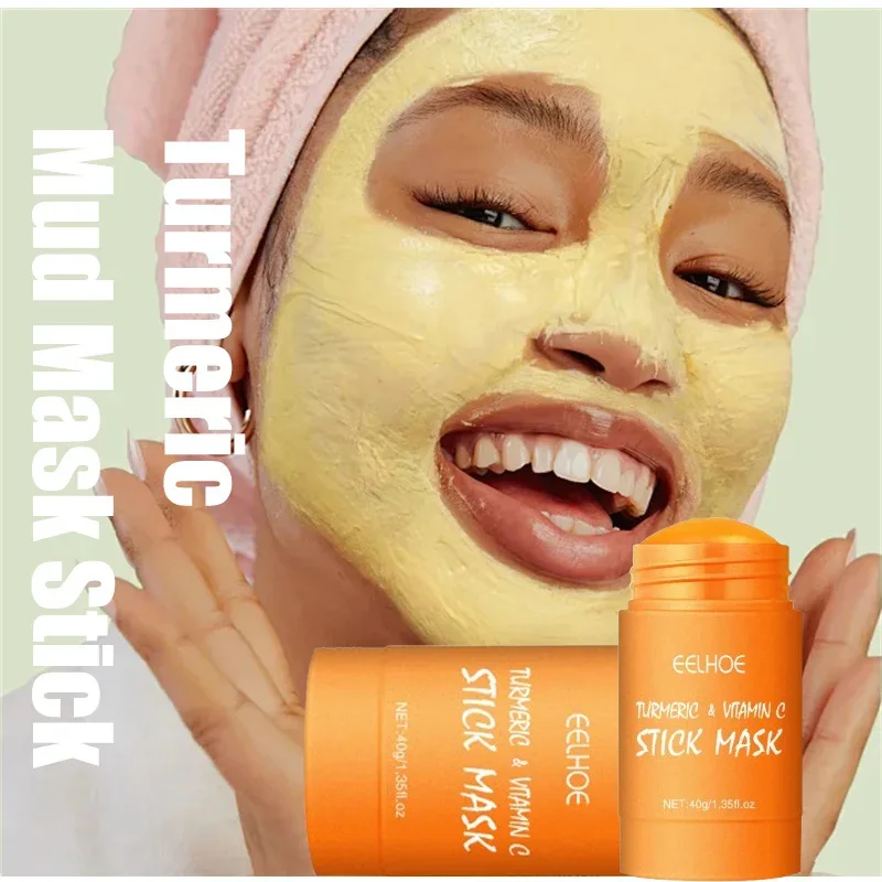 

Hot Turmeric Solid Cleansing Mask Dispel Acne Blemish Mark Remove Blackhead Acne Smearing Mud Film Hydrating Mask Skin Care New