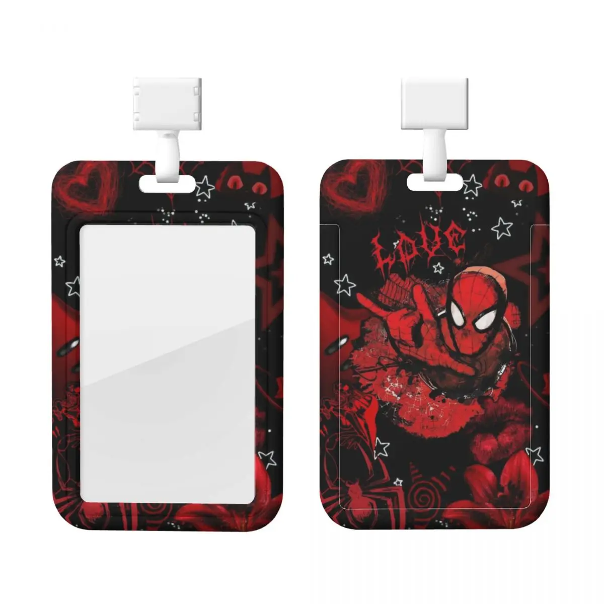 Custom Spider Man Lanyard ID Protector Badge Card Unisex Superhero Student Campus Lanyard Cards Holder Credentials Accessories
