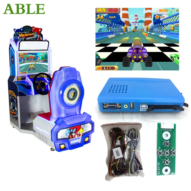 Armored racing kit game machine arcade accessories DIY kit supports Chinese and English switching