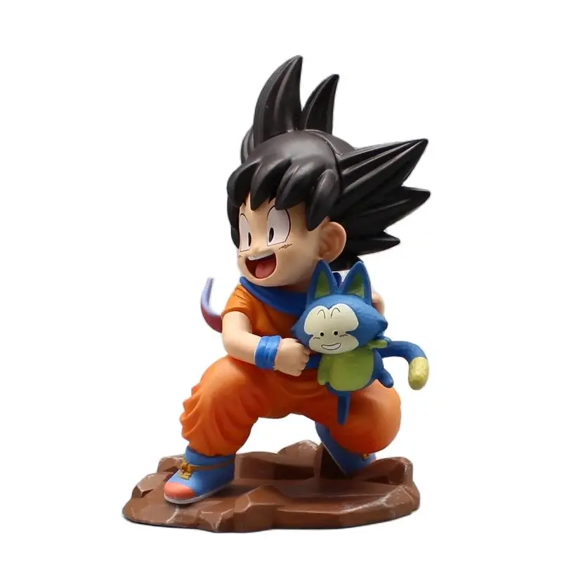 Dragon Ball Son Goku Kakarotto PUARU Cat 6" Animation Figure , Anime Model Ornamental Gift Garage Kit Ornaments Decoration