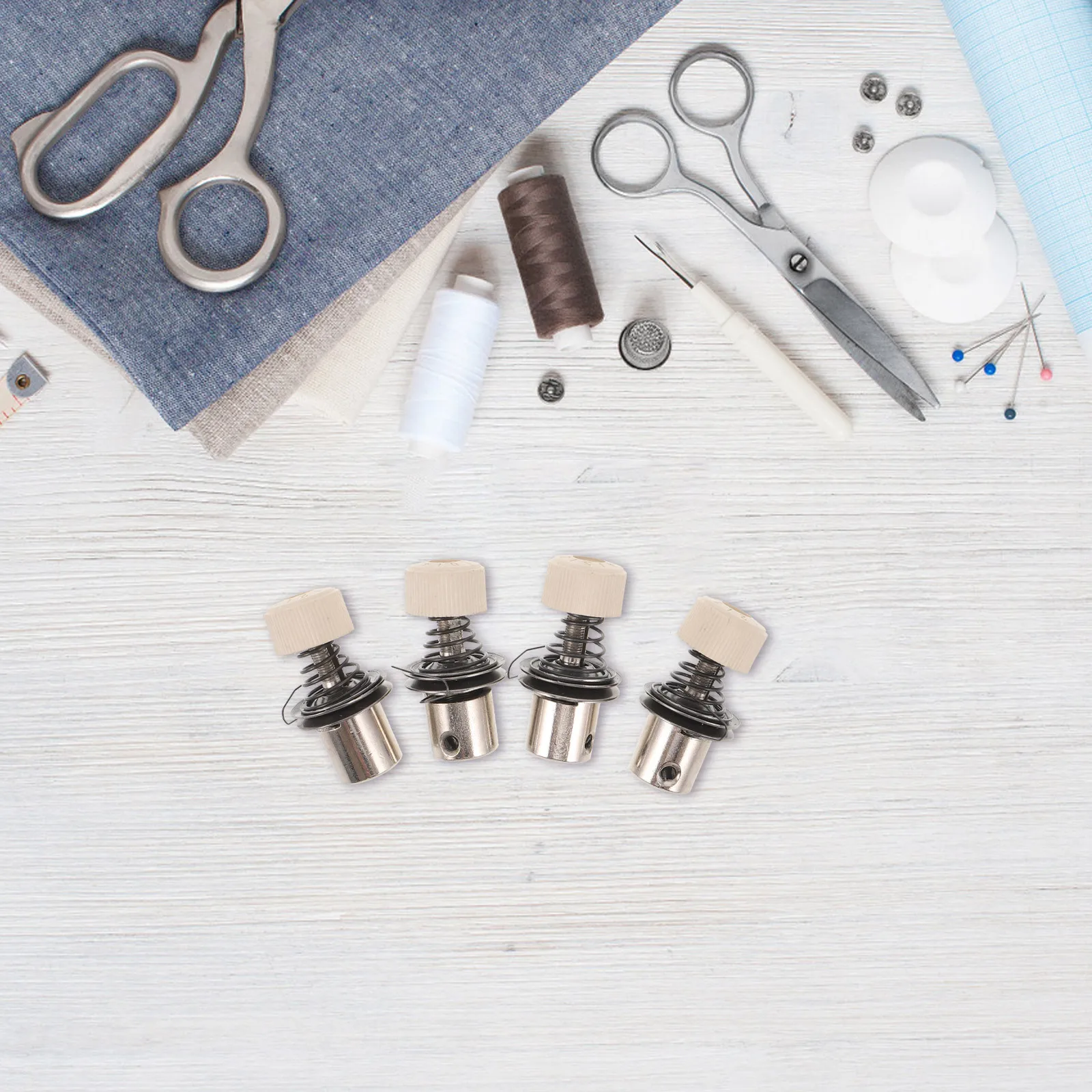 

12Pcs Sewing Machine Parts Metal Thread Tension Regulator Clips Thread Clamp Assembly Sewing Accessories for Flat Bed Machines