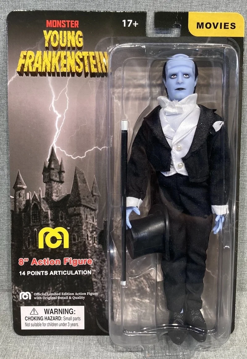 In Stock: Mego Frankenstein'S Monster (Glow-In-The-Dark Version) - 8-Inch, Blister Card, Articulated Collectible For Gift