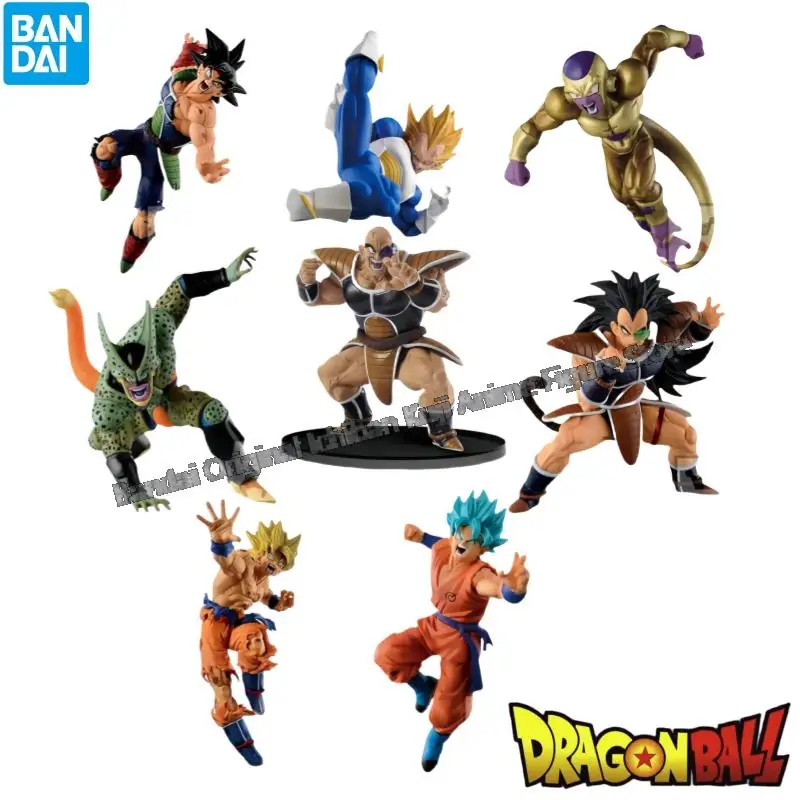 

In Stock Bandai Original Box Garagekit Dragon Ball Nappa Burdock Vegeta Frieza Cell Son Goku Raditz Anime Characters Collectible