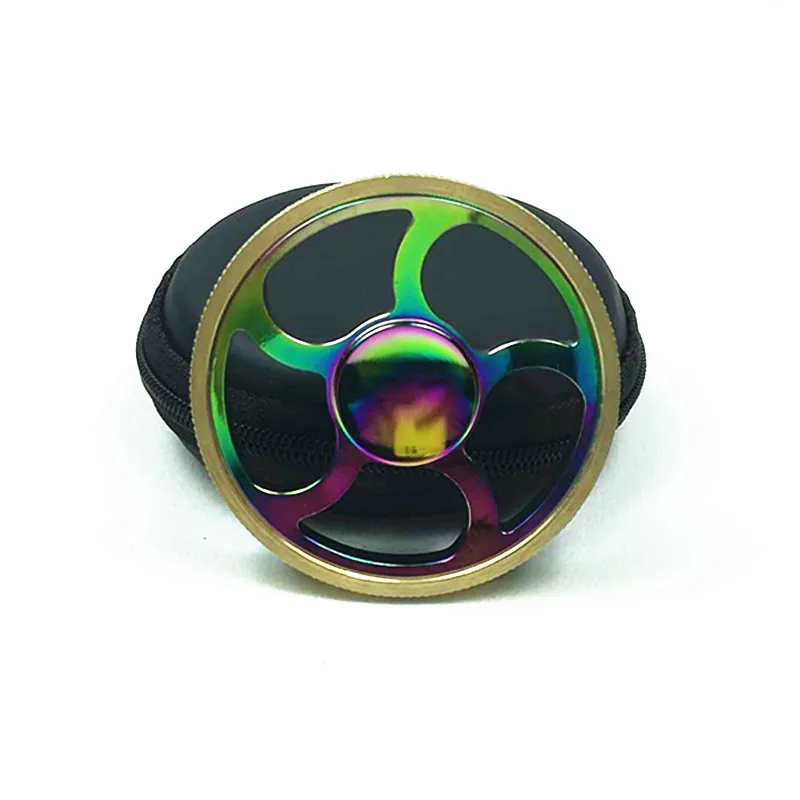 EDC Tire Hub Fidget Spinner Roller Spinning Top Tip Gyro Metal Relieve Stress Relief Toy Antistresse Decompression For Children