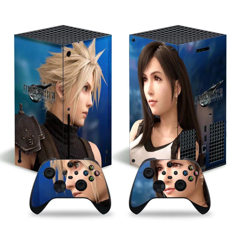 Final Fantasy na Xbox Series X skórka naklejka na Xbox Series X skórki pcv na Xbox Series X naklejka winylowa nalepki ochronne 2