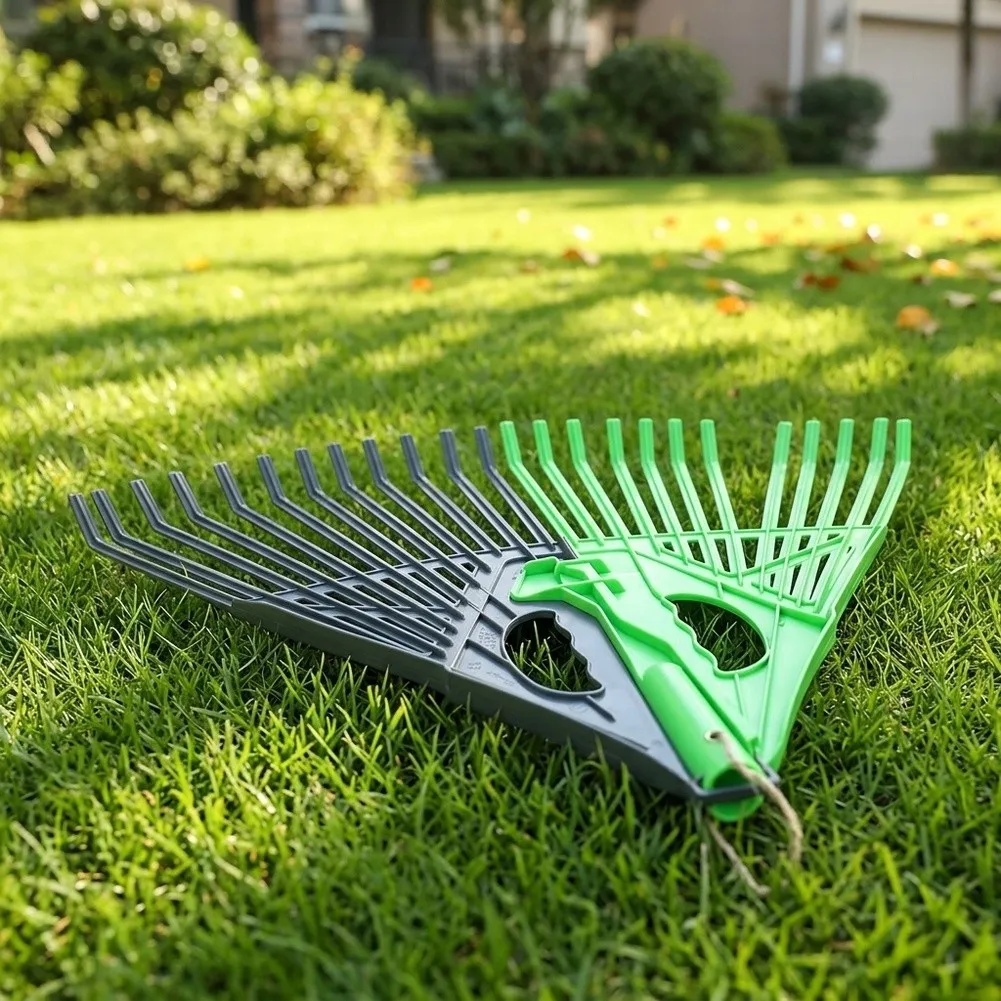 For Leaves Grass Lawn Rake Lawn Grooming Tools For Efficient Leaf Garden Leaf Rake Grass Grooming for ideal Garden Tool
