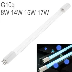 G10q 8W 14W 15W 17W 41V UV Lamp Light with Straight Pipe Type and Single ended 4 Needle for Air Equipment