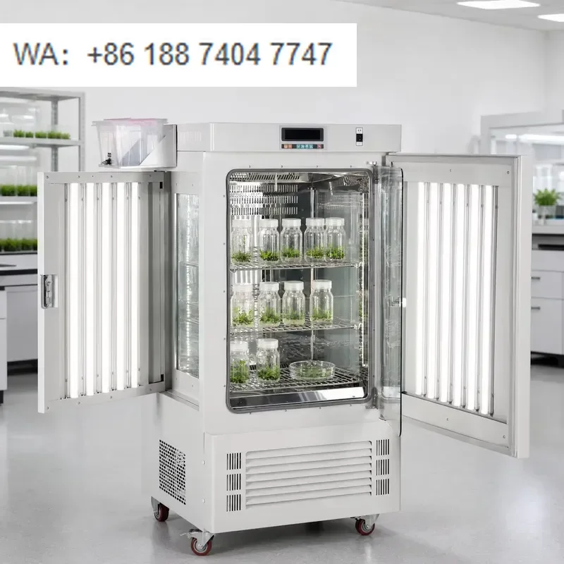 Light Incubator for Seed Germination Plant Breeding Flower Cultivation Laboratory Temperature Humidity Programmable