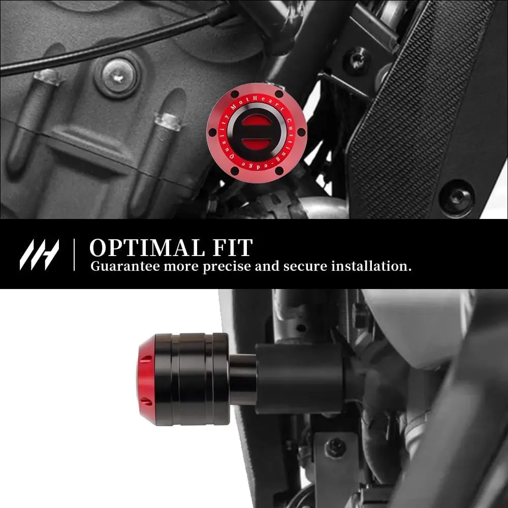 المتزلجون الإطار المضاد للسقوط للدراجات النارية ل MT-07/FZ-07 13-24 XSR 700 16-24 YZF-R7 22-24 الراسم 7/7 GT 21-23/700 16-20