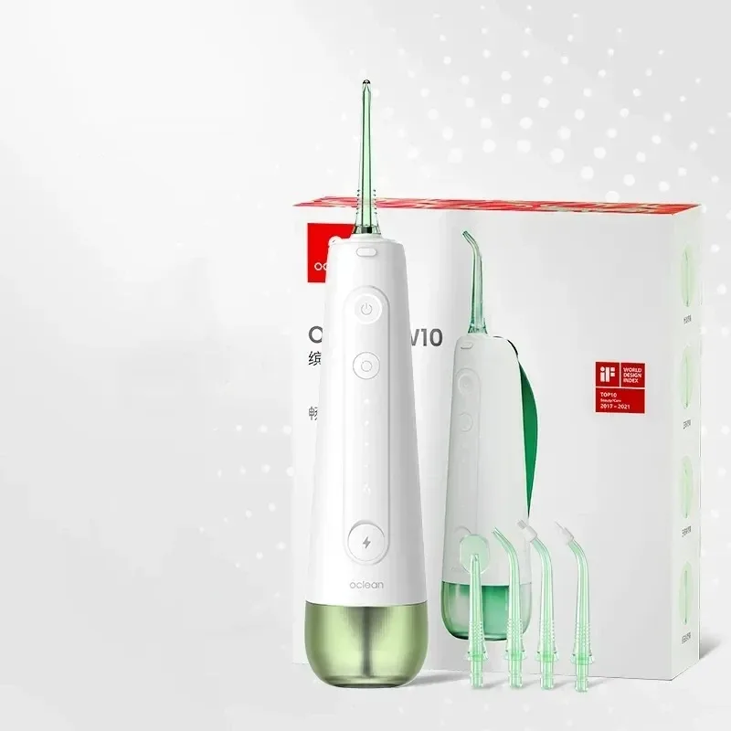 

Oclean W10 Портативный умный ирригатор для полости рта, стоматологический ирригатор для зубов, водяная нить, щечный очиститель зубов, водяной импульс, время использования 30 дней