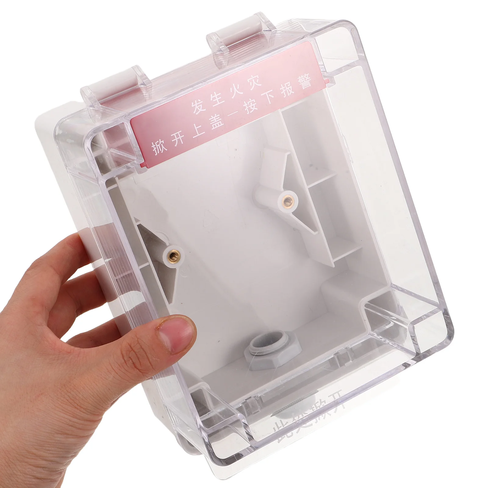 Cubierta transparente para punto de llamada Manual, protección de cobertura completa, Protector de botón de parada de emergencia, Protector de interruptor, cubierta de bloqueo de botón pulsador