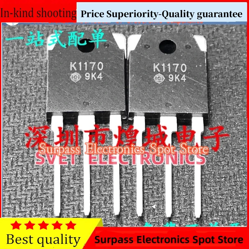 10PCS-50PCS 2SK1170 K1170 TO-3P 450V 20A Original Schnelle versand