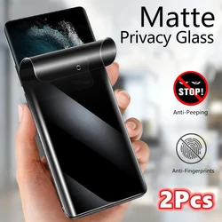 2Pcs Matte + Privacy Soft Hydrogel Film For OPPO Reno 8T 9 10 11 12 13 Pro Plus 5G Anti Spy Fingerprint Screen Protector