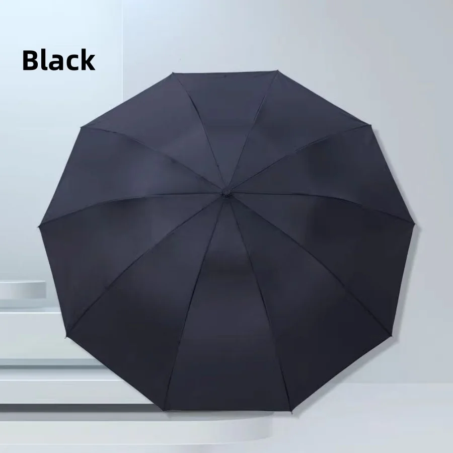 Large Folding Umbrella 45.28inch Men Womens Windproof Umbrellas Fold Business Sun Rain Umbrella Travel Family Umbrella