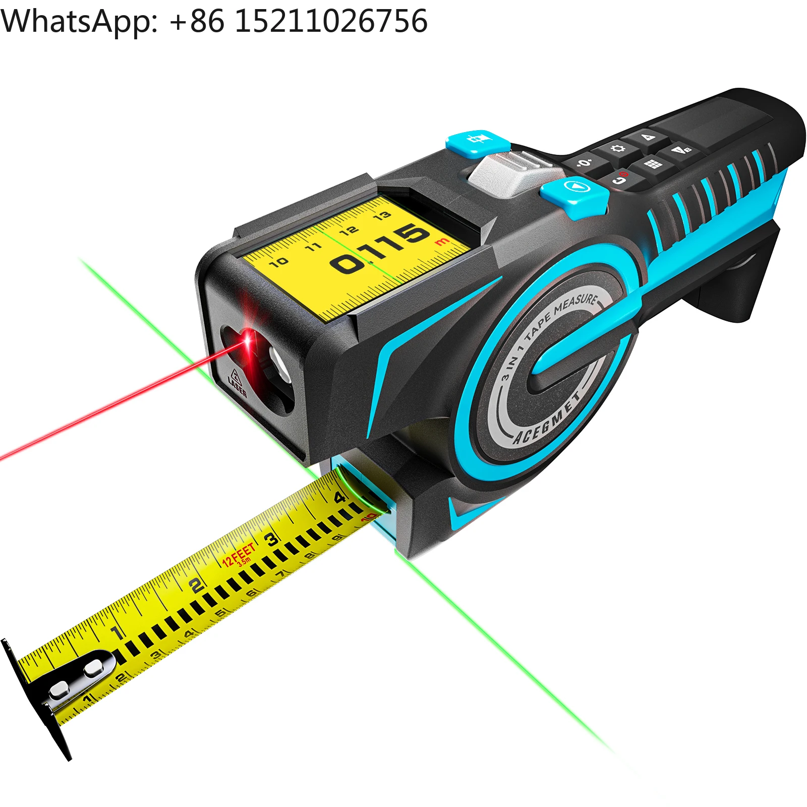 MiLESEEY/Maixie DTX10 Handheld  Tape Level Red and Green  High Precision Ranging Portable