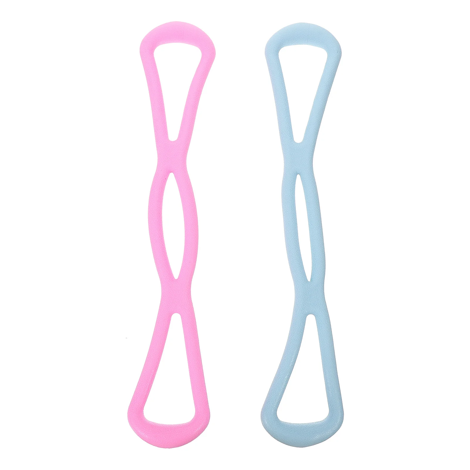 قطعتان من حزام المقاومة الممتاز من مادة Tpr لمعدات اللياقة البدنية الداخلية لتدريب العضلات على الكتف والكتف ثلاثية الرؤوس #6