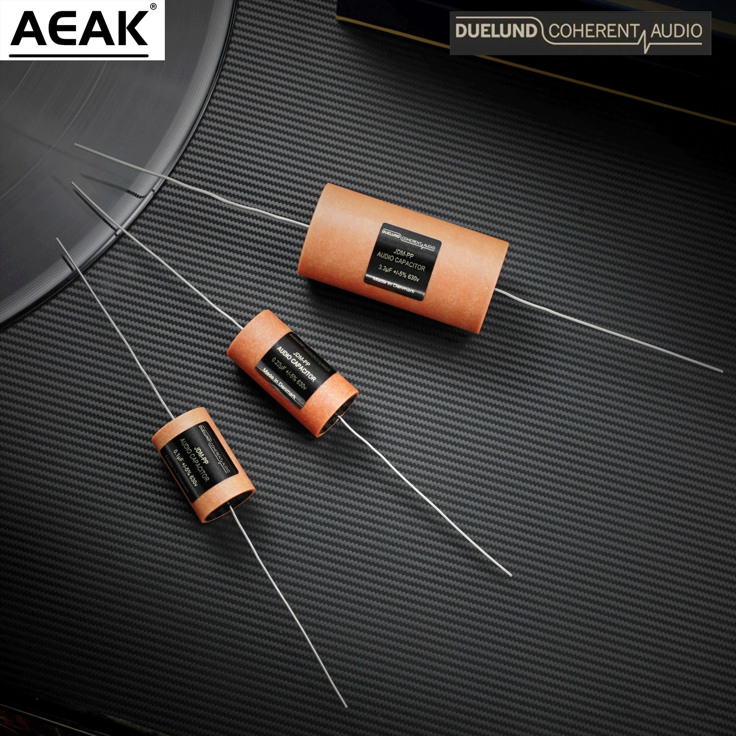 Original Danish DUELUND COHERENT AUDIO CAST PP 0.01UF~4.7UF630V axial polypropylene capacitor JDM-PP audio MKP Capacitor 1pcs