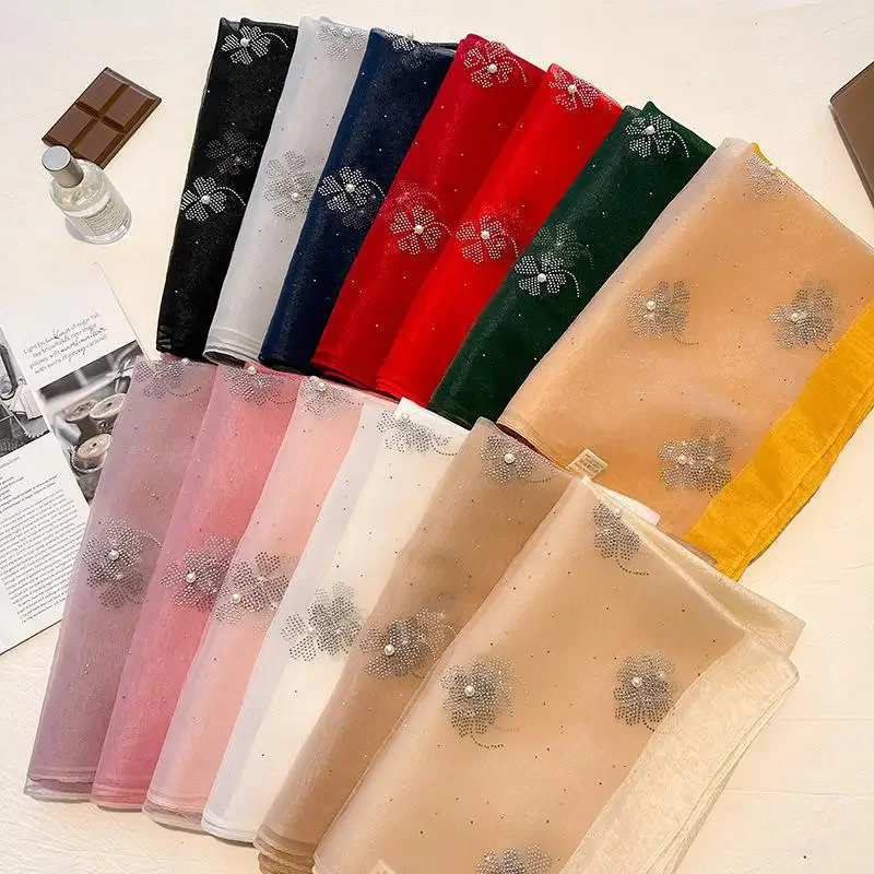 Long silk wool scarf Shawls and Wraps Women Bufandas Foulard Pashmina Poncho Female Summer Sunscreen high quality Hijab Bandana