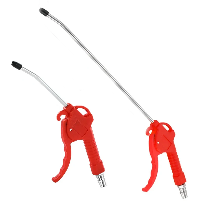 2026 New Pneumatic Hardware Tool High Pressure Dust Removal Gun Blowing Air Soot Blowing Gun Air Pump Extended Nozzles