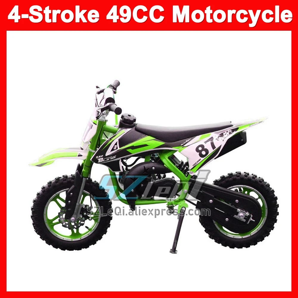 On Sale 49CC 4 Stroke ATV OFF-road Gasoline Motorcycle Racing MOTO Dirt Bike Motorbike Discount Promotion New Year Birthday Gift