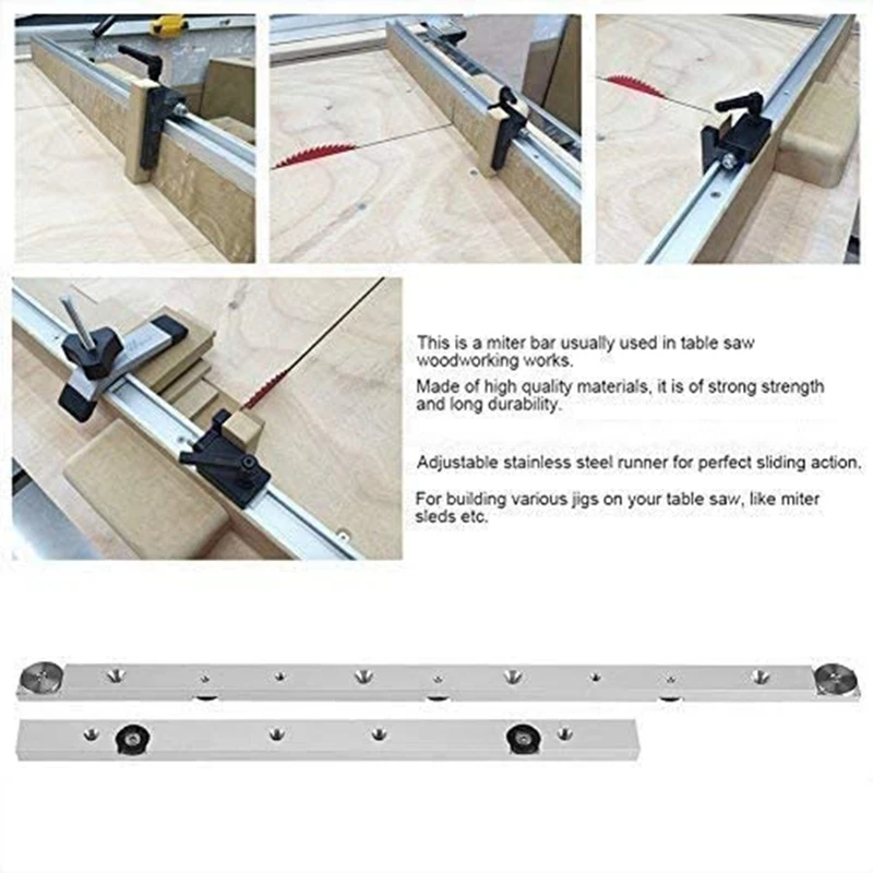Aluminum Alloy Sliding Bar Miter Bar Woodworking Tool