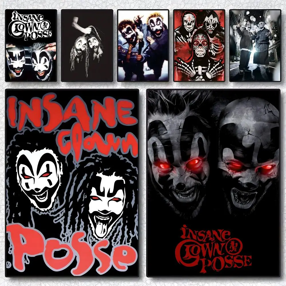 Insane Clown Posse Rap Horrorcore Painting Calligraphy Poster ‌decor Canvas Modern living room